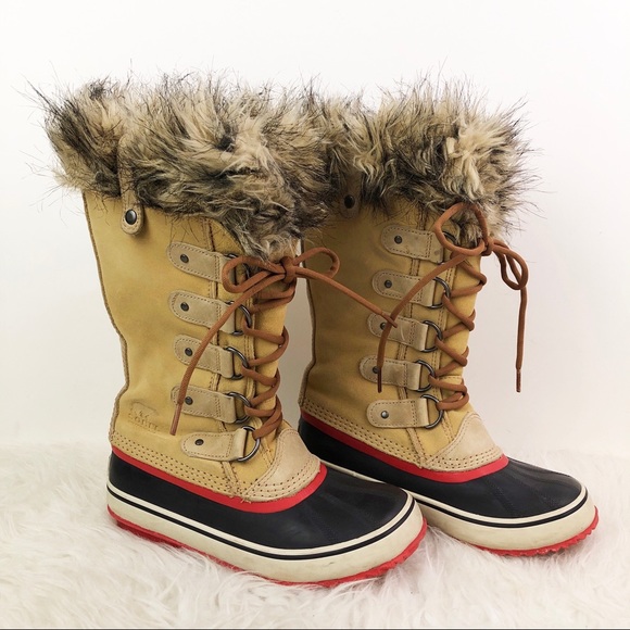 SOREL Joan Of Arctic Camel Waterproof Winter Boots - Picture 6 of 10